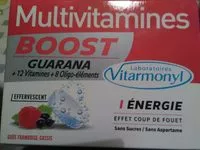 Sokerin määrä sisällä Multivitamines BOOST