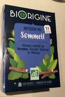 Sokerin määrä sisällä Infusion sommeil