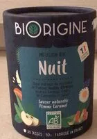 入っている砂糖の量 Infusion bio nuit