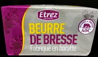 Sucre et nutriments contenus dans Etrez