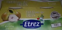 Sokerin määrä sisällä Yaourt avec des fruits - poire