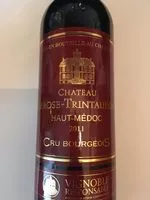 Sucre et nutriments contenus dans Chateau larose trintaudon