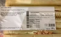 Sokerin määrä sisällä Panini saumon emmental