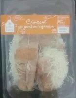 Suhkru kogus sees Croissant au jambon supérieur