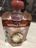 Cantidad de azúcar en Crème semoule cacao