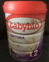 Cantidad de azúcar en Babybio Optima - 2ème âge