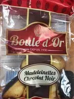 Cantidad de azúcar en Madeleinettes chocolat noir