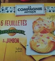 入っている砂糖の量 6 feuilletés leerdammer et jambon