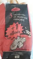 Quantité de sucre dans Baguette de tradition française
