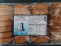 Quantité de sucre dans Palets pur beurre