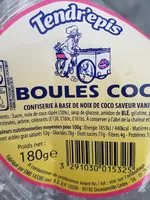Suhkru kogus sees Boules coco