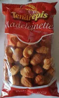 Suhkru kogus sees Madeleinettes