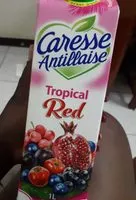 Suhkru kogus sees Tropical red