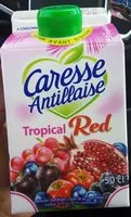 Suhkru kogus sees Tropical red