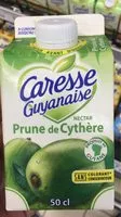 Количество сахара в Nectar prune de cythere