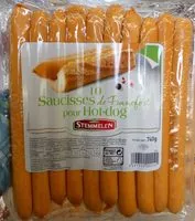 चीनी की मात्रा 10 saucisses de Francfort pour hot-dog