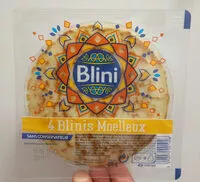 İçindeki şeker miktarı 4 Blinis moelleux x 50g