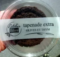 Sokerin määrä sisällä Tapenade extra olives et thym