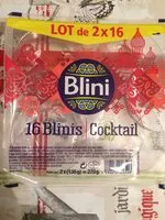 Suhkru kogus sees 16 Blinis "Cocktail"