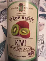 Количество сахара в Sirop de kiwi, garanti pour sucre