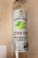 Zuckermenge drin Sirop rieme citron vert