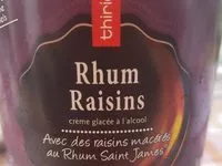 Cantidad de azúcar en Rhum raisin