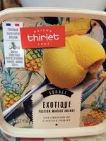 Jumlah gula yang masuk Sorbet Exotique passion Mangue Ananas