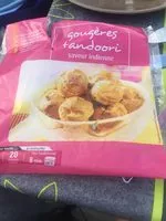 Amount of sugar in Gougeres tandori saveur indienne