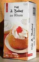 Количество сахара в Mes 2 Babas au Rhum