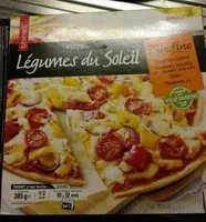 İçindeki şeker miktarı Pizza Légumes du soleil