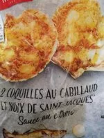Quantité de sucre dans Coquilles au cabillaud et Saint Jacques sauce au citron