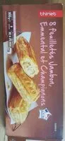 入っている砂糖の量 8 feuilletés jambon emmental champignons