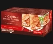 İçindeki şeker miktarı Galettes jambon fromage