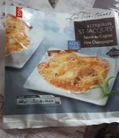 Quantité de sucre dans 4 Coquilles Saint-Jacques* Sauce au Cognac Fine Champagne