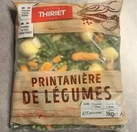 Sokerin määrä sisällä Printanière de légumes