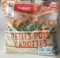 चीनी की मात्रा Petits pois carottes