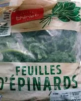 चीनी की मात्रा Feuilles d'épinards