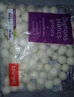 入っている砂糖の量 Oignons blanc grelots