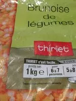 Zuckermenge drin Brunoise de légumes
