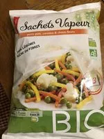 चीनी की मात्रा Sachets vapeur petits pois carottes et chou fleur