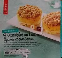 Zuckermenge drin 4 crumbles au butternut légumes et cranberries
