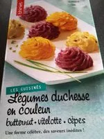 Cantidad de azúcar en Légumes duchesse en couleur