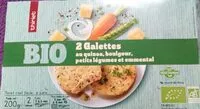 含糖量 Galette au quinoa boulgour petits légumes et emmental
