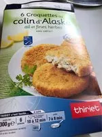 Quantité de sucre dans Croquettes au colin d'Alaska