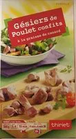 İçindeki şeker miktarı Gésiers de Poulet Confits