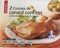 Suhkru kogus sees 2 cuisses de canard confites