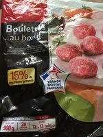 Zuckermenge drin Boulette au boeuf