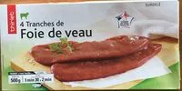 入っている砂糖の量 Foie de veau