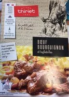 Sokerin määrä sisällä Boeuf bourguignon et tagliatelles