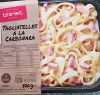 Jumlah gula yang masuk Tagliatelles à la carbonara